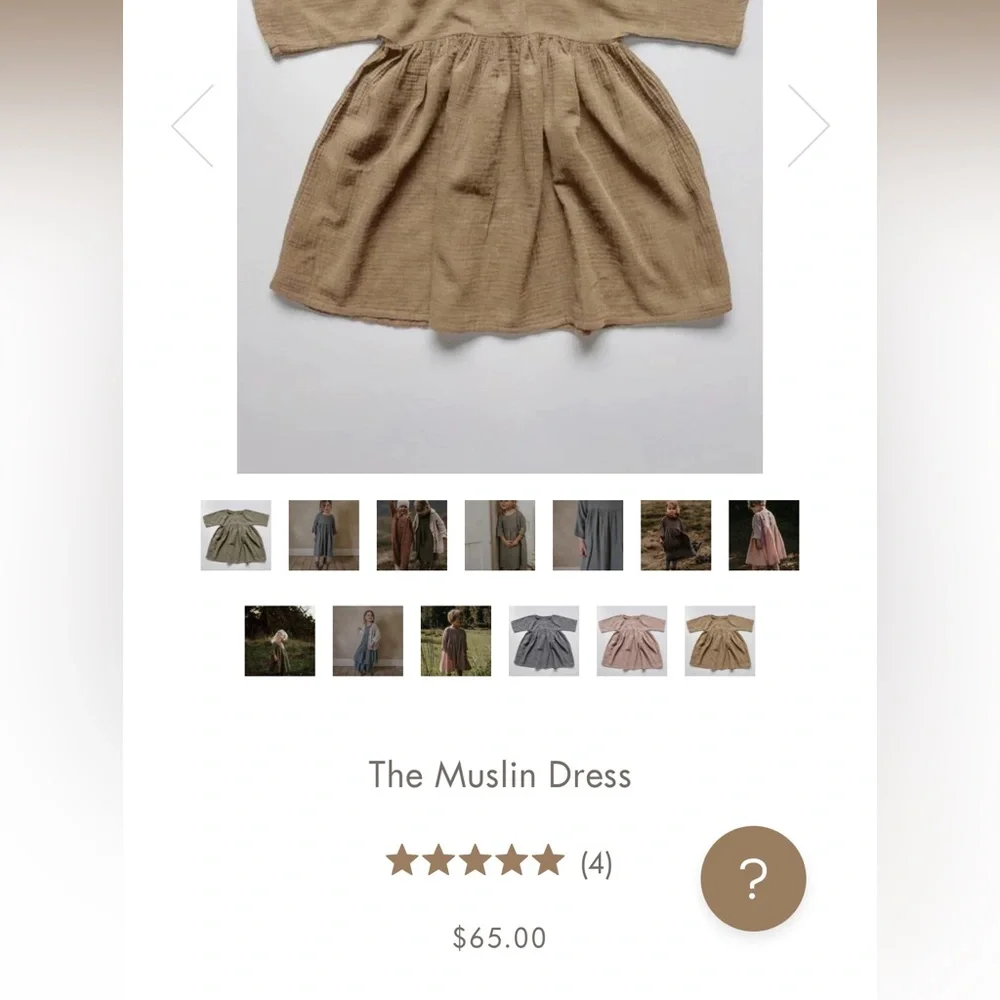 The Simple Folk Muslin Dress - Picture 4 of 5